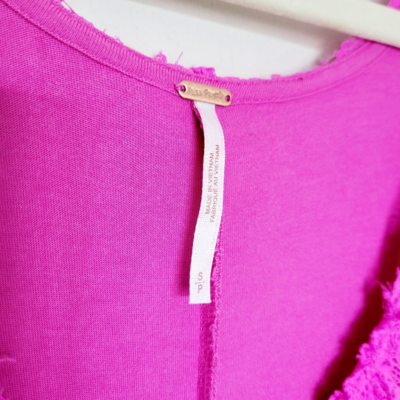 Free People Wild Pink Lace Swing Dress - Picture 5 of 7